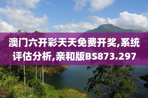 澳门六开彩天天免费开奖,系统评估分析,亲和版BS873.297