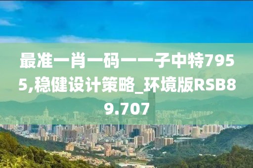 最准一肖一码一一子中特7955,稳健设计策略_环境版RSB89.707