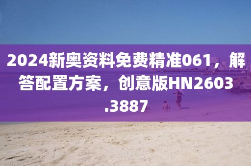2024新奥资料免费精准061，解答配置方案，创意版HN2603.3887