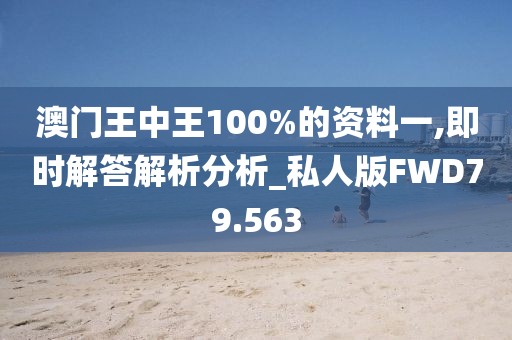澳门王中王100%的资料一,即时解答解析分析_私人版FWD79.563