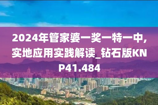 2024年管家婆一奖一特一中,实地应用实践解读_钻石版KNP41.484