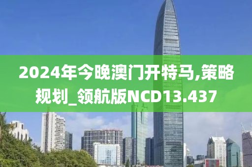 2024年今晚澳门开特马,策略规划_领航版NCD13.437