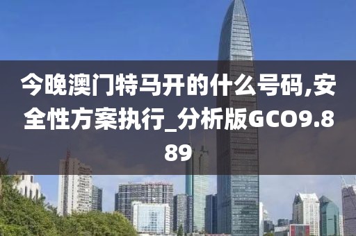 今晚澳门特马开的什么号码,安全性方案执行_分析版GCO9.889