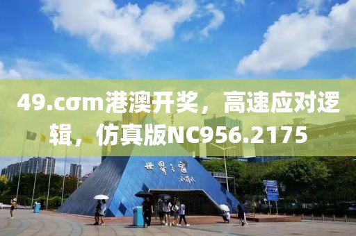 49.cσm港澳开奖，高速应对逻辑，仿真版NC956.2175