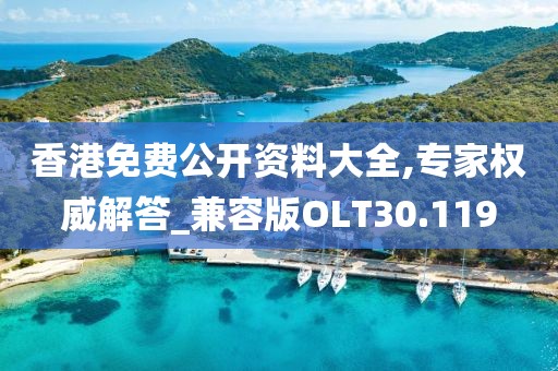 香港免费公开资料大全,专家权威解答_兼容版OLT30.119