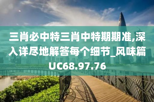 三肖必中特三肖中特期期准,深入详尽地解答每个细节_风味篇UC68.97.76