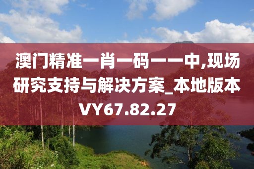 澳门精准一肖一码一一中,现场研究支持与解决方案_本地版本VY67.82.27
