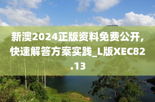 新澳2024正版资料免费公开,快速解答方案实践_L版XEC82.13
