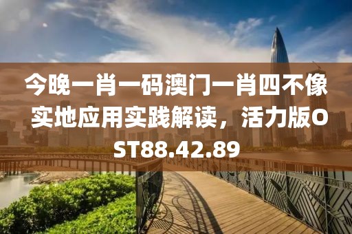 今晚一肖一码澳门一肖四不像 实地应用实践解读，活力版OST88.42.89