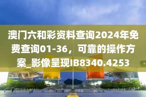 澳门六和彩资料查询2024年免费查询01-36，可靠的操作方案_影像呈现IB8340.4253