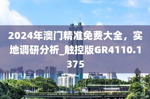 2024年澳门精准免费大全，实地调研分析_触控版GR4110.1375