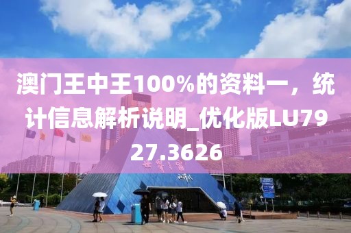 澳门王中王100%的资料一，统计信息解析说明_优化版LU7927.3626